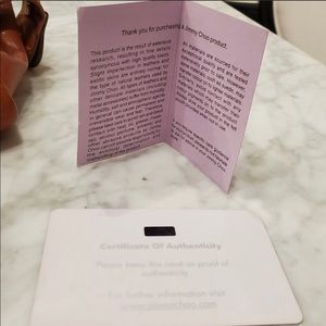 great condition brown jimmy Choo Authentic designer handbag paperwork to prove